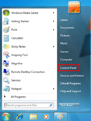How to confirm whether Canon Inkjet printer driver Add-On module is installed (Windows 7)