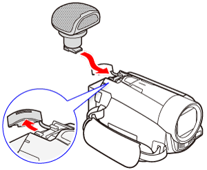 Using an external microphone