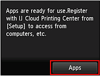 cloud printer registration