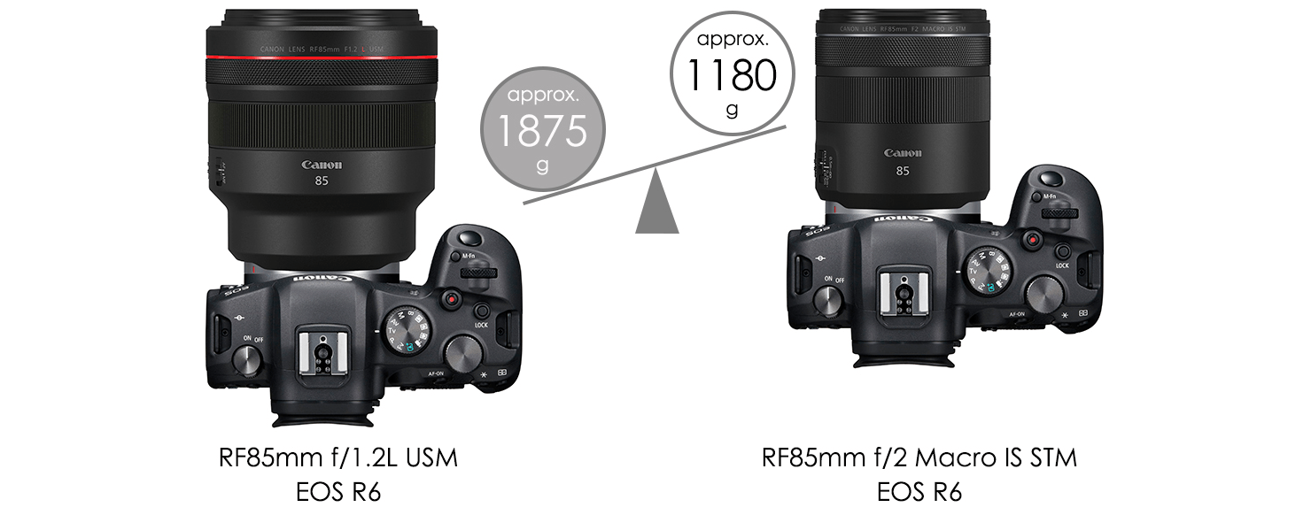 Lente Canon RF 85MM f/2 Macro IS STM