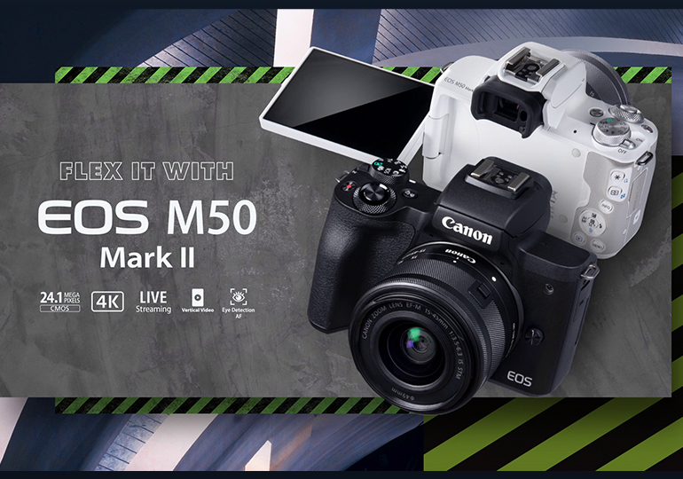 Interchangeable Lens Cameras - EOS M50 Mark II (Body) - Canon Malaysia