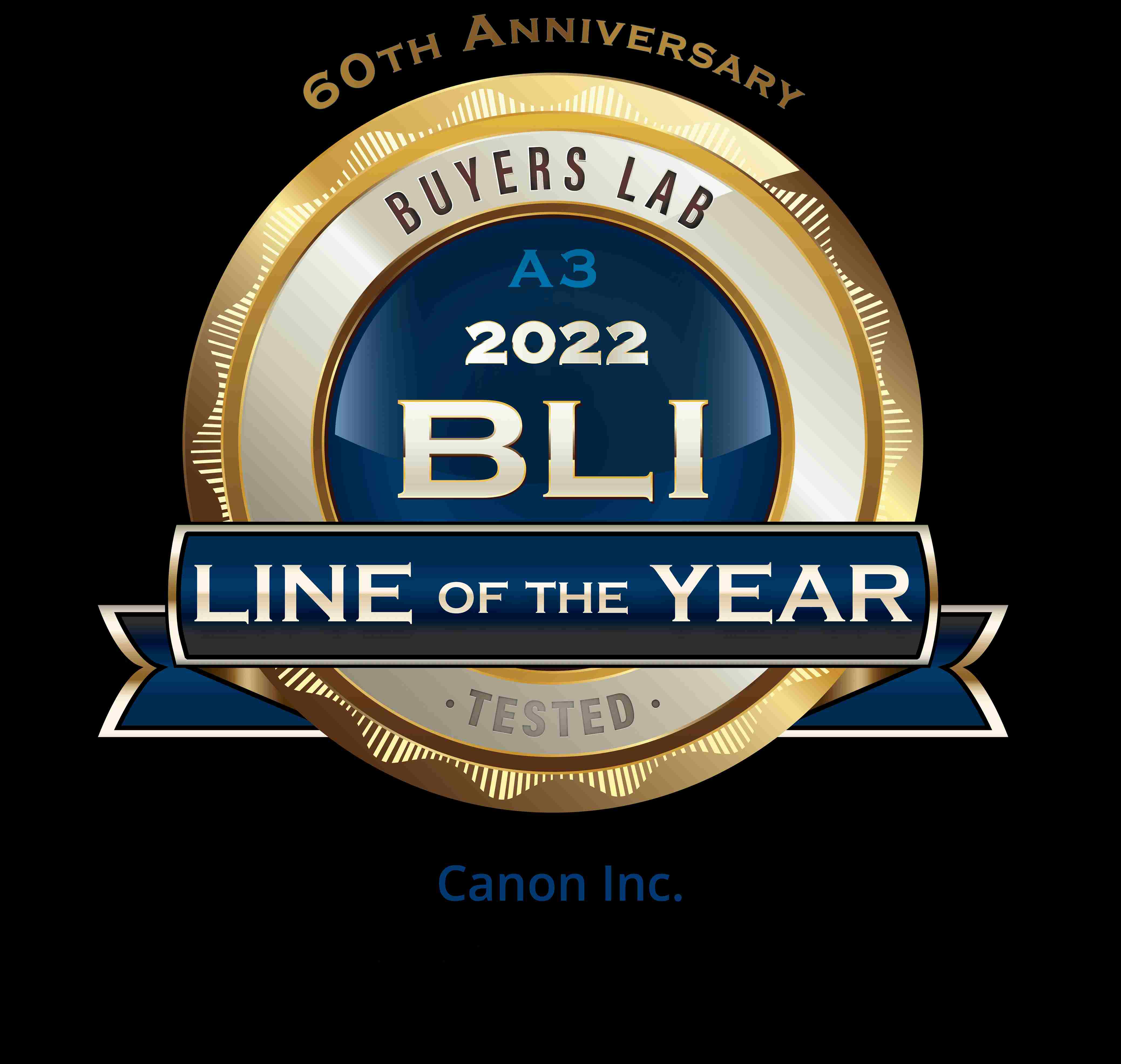 Canon Wins the BLI 2022 A3 Line of the Year Award