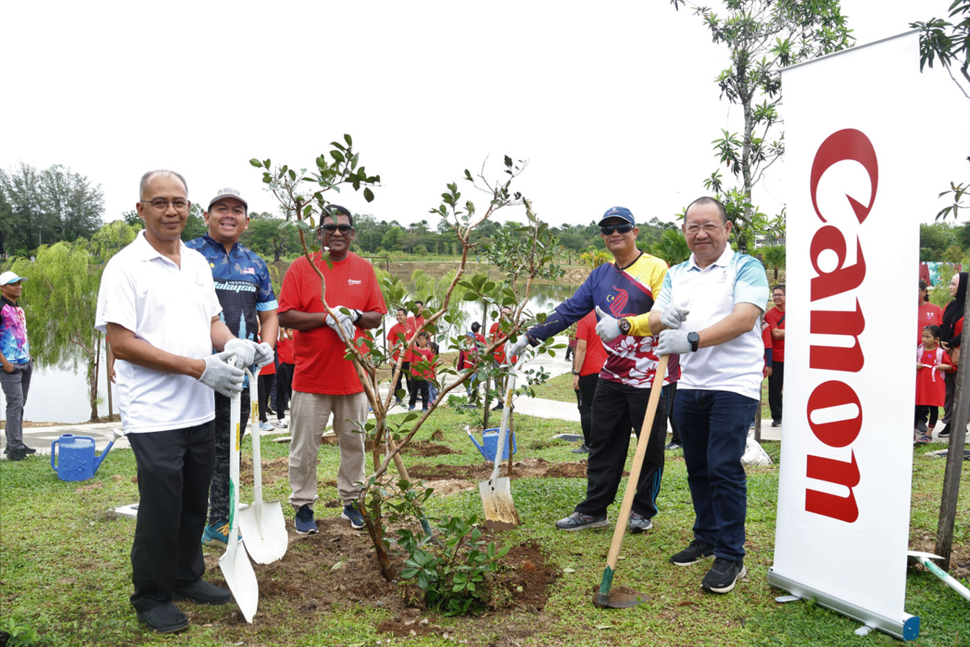 Canon's Environmental Stewardship Continues with 200 Trees in Kuantan