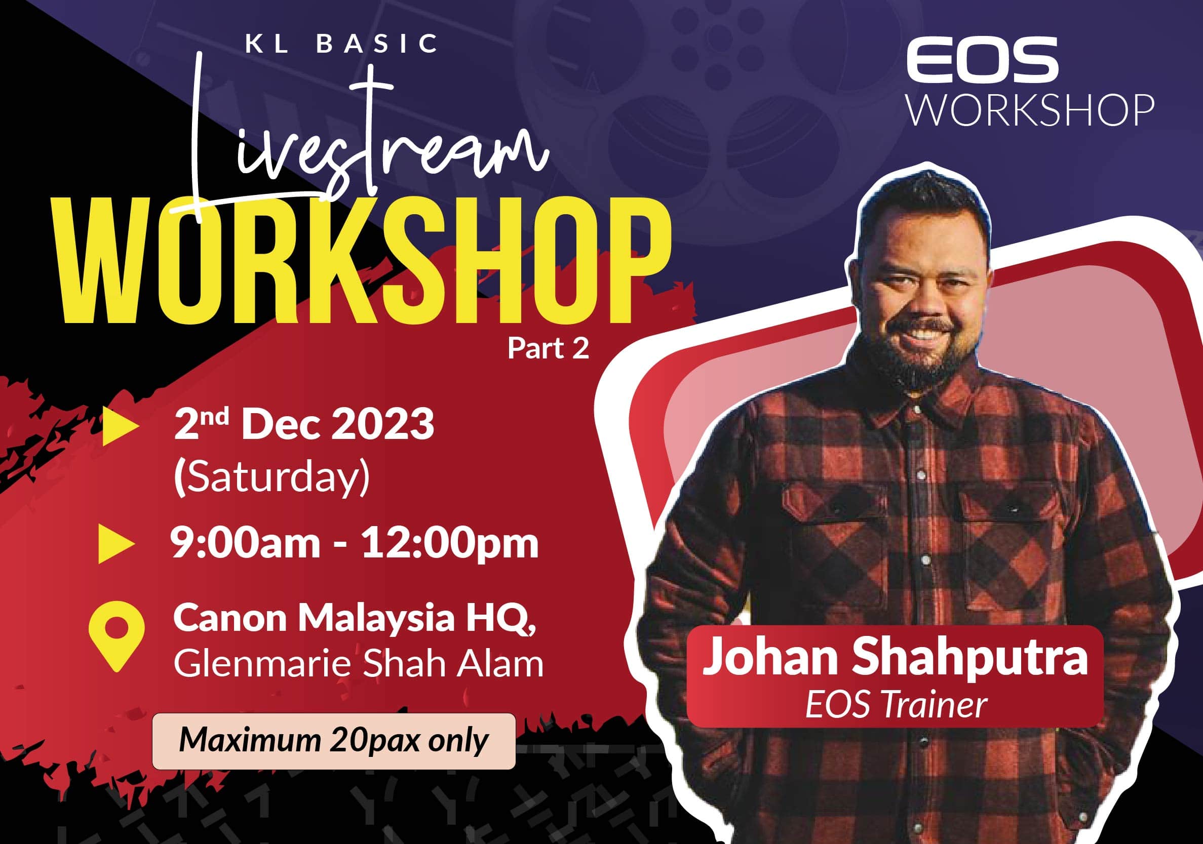 (Kuala Lumpur) Basic Livestream Workshop Part 2