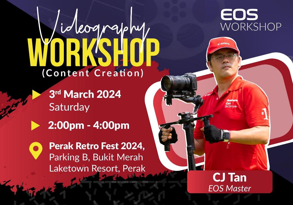 (Ipoh) Content Creation Videography Workshop