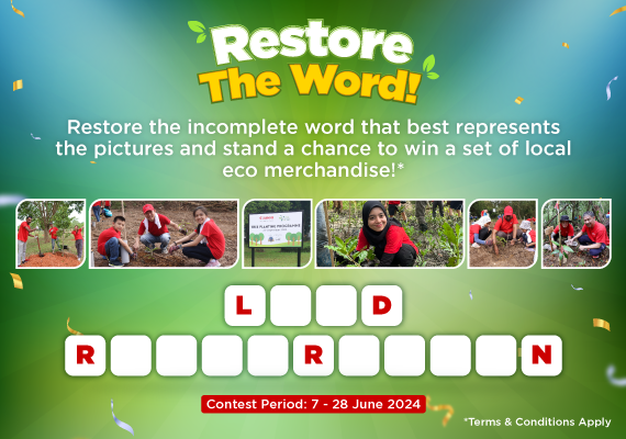 WORLD ENVIRONMENT DAY CONTEST: RESTORE THE WORD!​