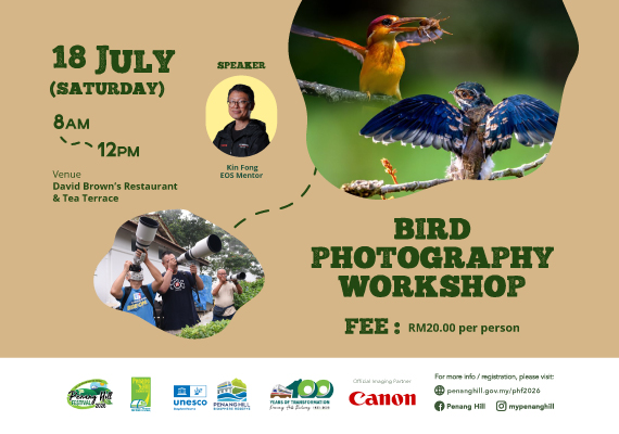 Penang Hill Festival - Bird Photography Workshop
