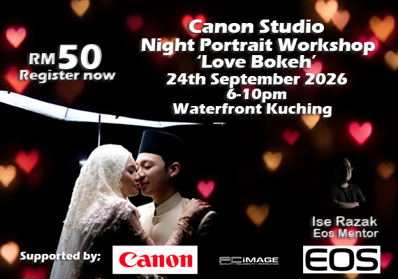 Canon Studio Night Portrait Workshop "Love Bokeh"